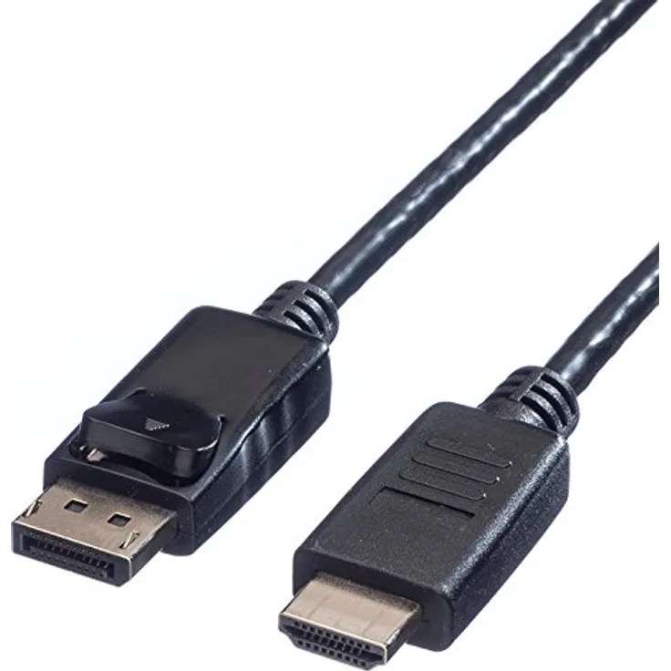 Value DisplayPort Kabel DP - HDTV, ST-ST, schwarz, 2,0 m