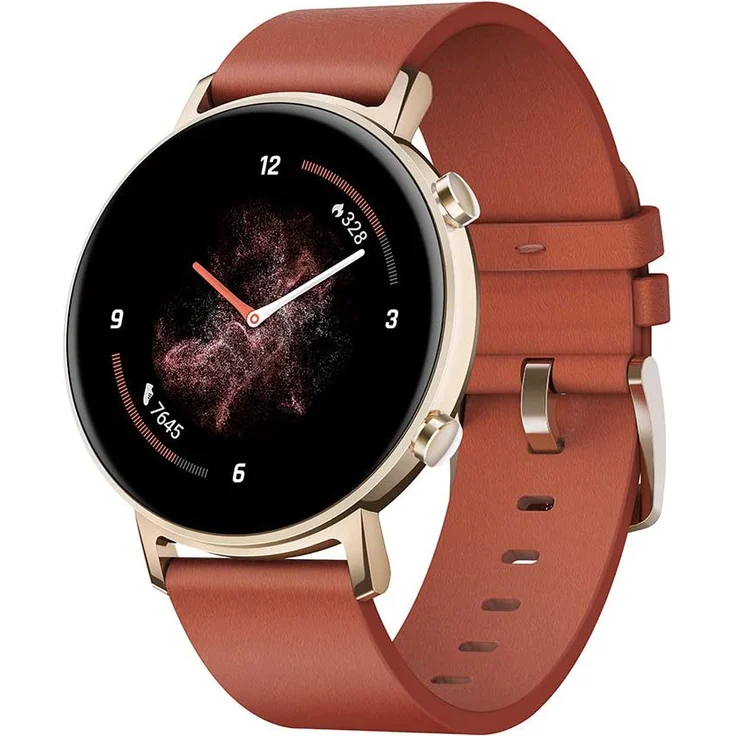 Huawei Watch GT2 Smartwatch GPS, Unisex, 42mm, Chestnut Red - Preisvergleich – Bild 2