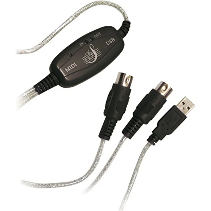 LOGILINK USB to MIDI Adapter Kabel 2,0m