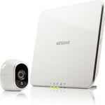 Arlo HD Überwachungskamera & Alarmanlage, 1er Set, Smart Home, kabellos, Innen-Außen, Nachtsicht, WLAN, wetterfest, Bewegungsmelder, (VMS3130) - Weiß