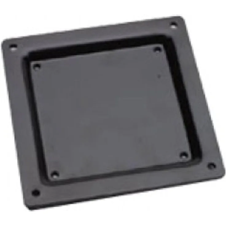 ROLINE VESA Adapter aus Stahl in schwarz | Halterung für Monitor oder Bildschirm | Wandhalterung TV | 75 x 75 auf 100 x 100