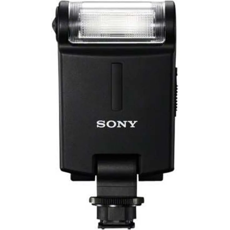 Sony HVL-F20M Kompaktblitz (Leitzahl 20 - 50mm Objektiv, ISO 100 für Multi-Interface Zubehörschuhsystem)