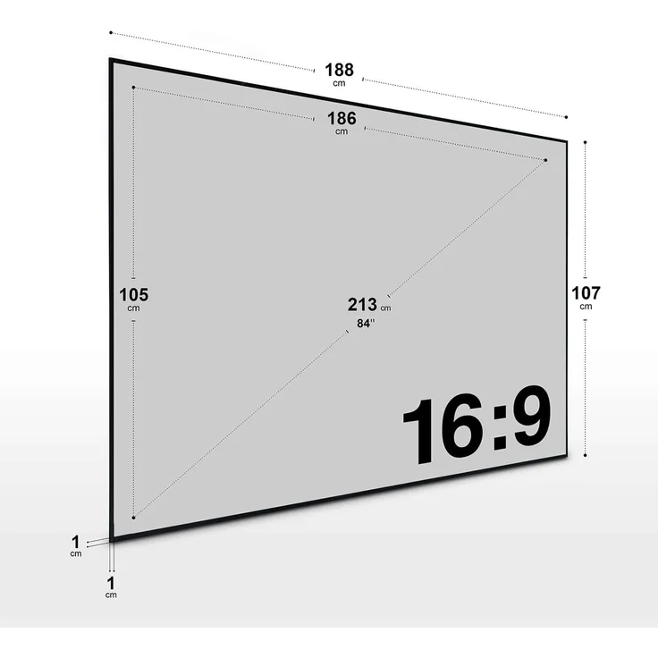 ESMART Expert UKD Tageslicht GRAU 186 x 105 cm (84'') 16:9 – Bild 3