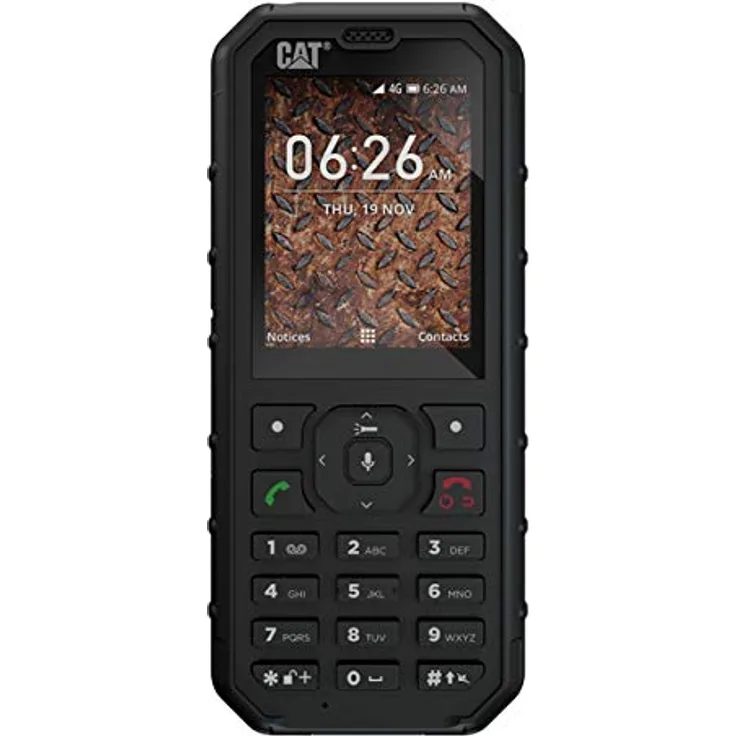 Caterpillar B35 Smartphone 6,1cm (2,4 Zoll) TFT-Display, 4GB interner Speicher, 0,5GB RAM, Dual-SIM, Schwarz