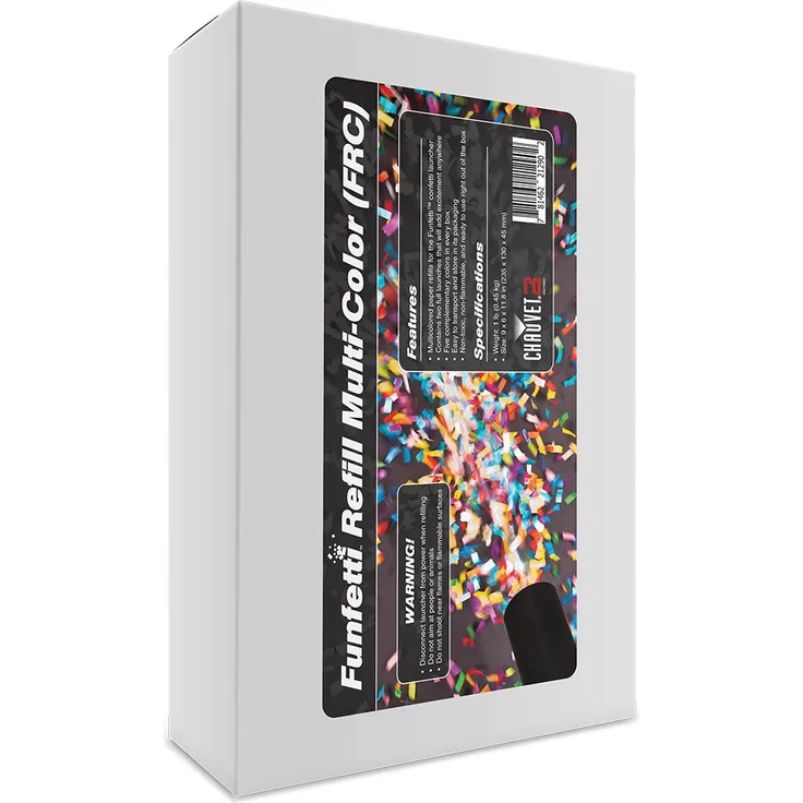 Chauvet DJ Funfetti FRC Nachfüllpack Konfetti bunt