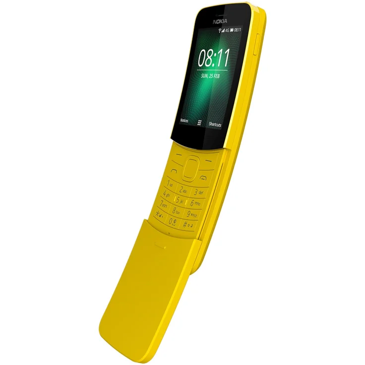 Nokia 8110 4G 4GB Handy, gelb – Bild 4