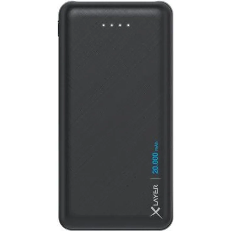 XLayer 217283 Powerbank Akkuladegerät Schwarz Lithium Polymer (LiPo) 20000 mAh (217283)