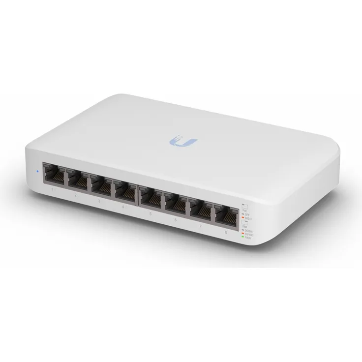 Ubiquiti Networks UniFi Switch Lite 8 PoE Managed L2 Gigabit Ethernet (10-100-1000) Power over Ethernet (PoE) Weiß ( USW-LITE-8-POE )