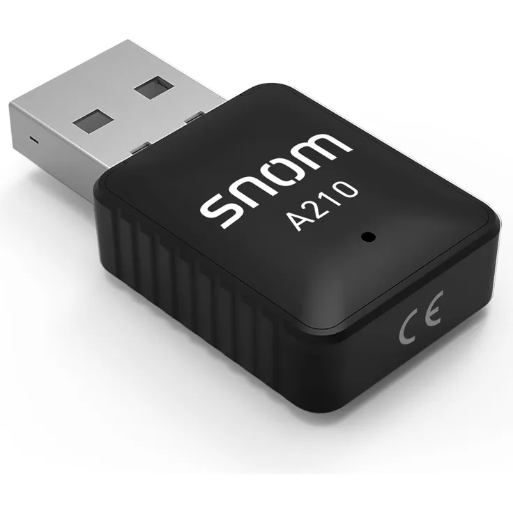 Snom USB A210 WiFi Dongle Convert your Snom Desktop Phone From Wired (LAN) to Wireless (WiFi)