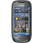 Nokia C7-00 Smartphone Pixel (8.89cm Pixel (3.5 Zoll) Touchscreen, 8MP Kamera, 8GB Interner Speicher, GPS, Ovi Karten) frosty metal