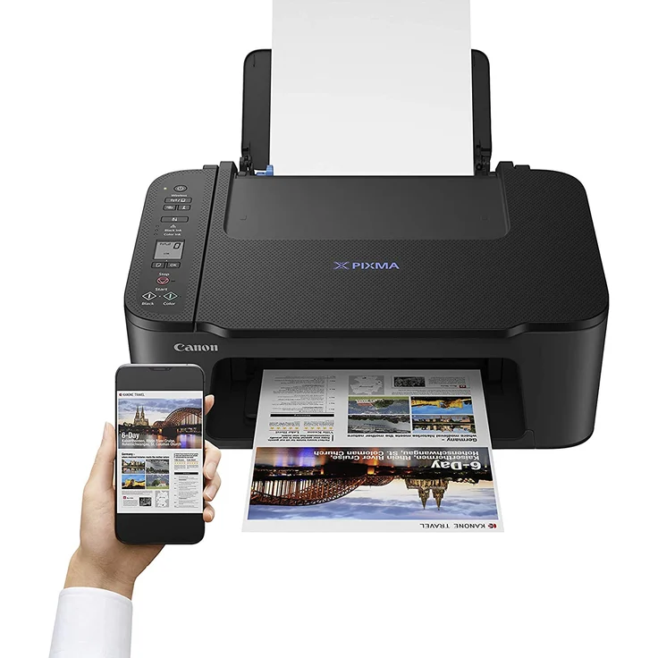 Canon PIXMA TS3450 (3-in-1) Multifunktionsdrucker - (Tintenstrahl) Farbe, Druckgeschwindigkeit: 7,7 s/w, 4 Farbe, Auflösung: 4800 x 1200, WLAN, AirPrint, Cloud Print (4463C006) – Bild 3