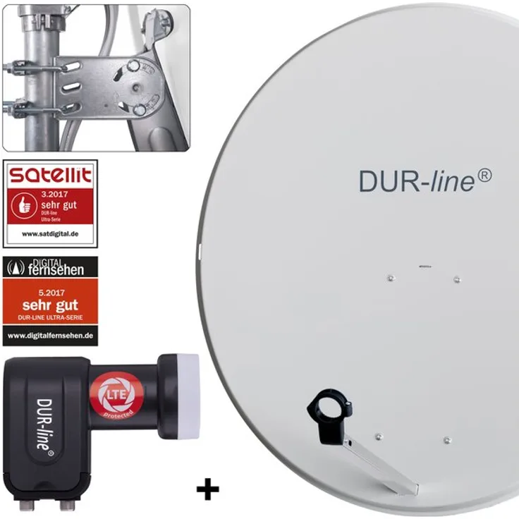 DUR-line MDA 90 G + +Ultra Twin LNB - 2 TN LNB Set