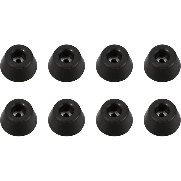 Adam Hall Hardware 4901 M8 AH - 8er Set Gummifuß 30 x 15 mm schwarz im Beutel – Bild 1