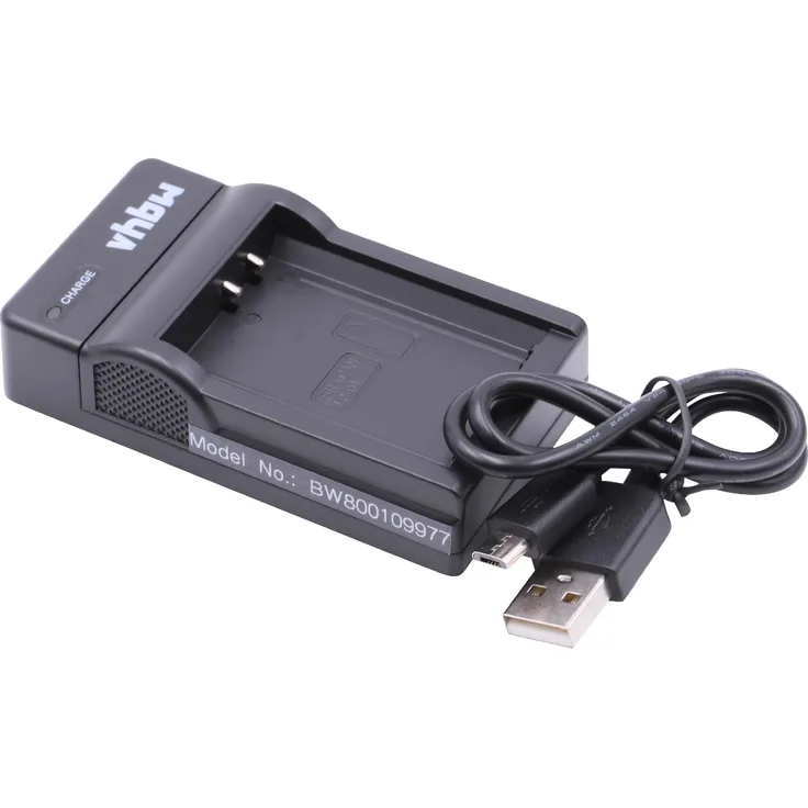 vhbw Micro USB Ladegerät Ladekabel passend für Kamera Canon EOS 1300D.