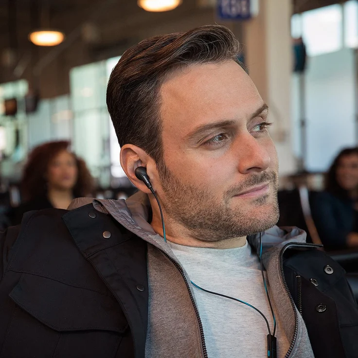 Bose QuietComfort 20 In-Ear-Kopfhörer (Acoustic Noise Cancelling, geeignet für Apple Gerät, 3,5 mm Klinkenstecker, 1,32 m Kabellänge) schwarz – Bild 11