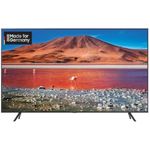 Samsung GU75TU7079U 189 cm (75 Zoll) QLED Smart TV (Ultra HD, HDR) HD-Triple-Tuner (Sat, Antenne, Kabel) Modelljahr 2020 Energieklasse G (DE-Modell)