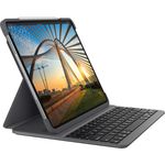 Logitech SLIM FOLIO PRO mit Hintergrundbeleuchtung, Bluetooth-Tastatur-Case, für iPad Pro 12,9 Zoll (3. und 4. Generation)