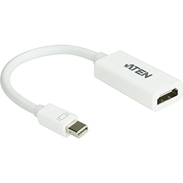 ATEN VC980 - Video- / Audio-Adapter - DisplayPort / HDMI - Mini-DisplayPort (M) - HDMI, 19-polig (W) - 19cm - weiß (VC980-AT)