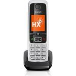 Gigaset C430HX Universal-Mobilteil - Schnurloses IP-Telefon (zum Anschluss an Router oder Basisstationen - klassisches Mobilteil mit Farbdisplay und HD-Voice) schwarz-silber