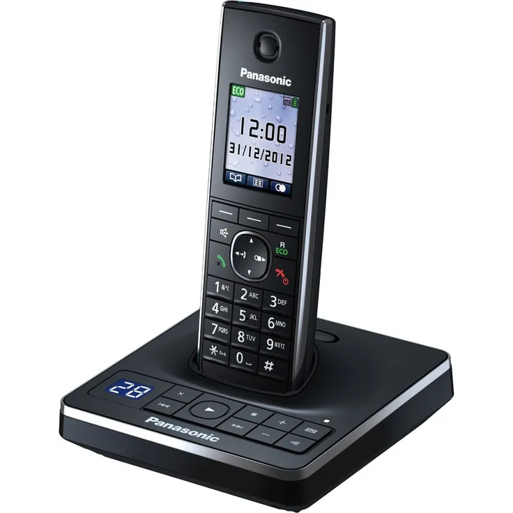 Panasonic KX-TG8561GB Analog-Telefon schwarz