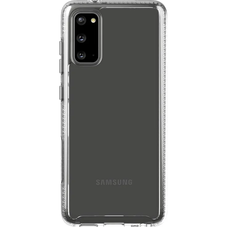 Tech 21 Schutzhülle für Samsung Galaxy S20+ (Plus), Carbon, Galaxy S20+, farblos