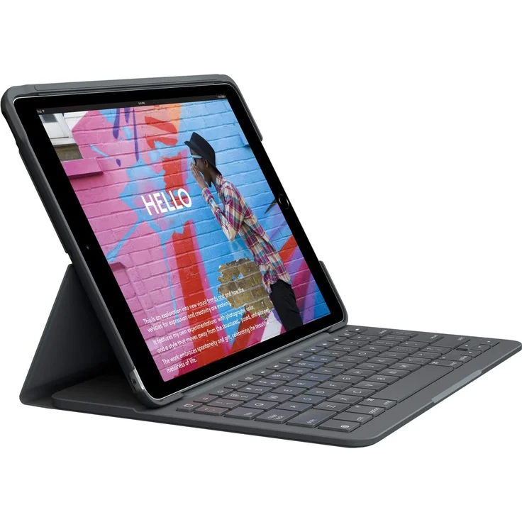 Logitech Slim Folio for iPad 7th Graphite (FRA) – Bild 1