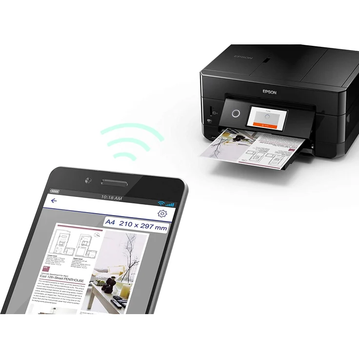 Epson Expression Premium XP-7100 (3-in-1) Multifunktionsdrucker - (Tintenstrahl) Farbe, Druckgeschwindigkeit: 14 s/w, 11 Farbe, Auflösung: 5760 x 1440, LAN, 1x USB 2.0 (Host), WLAN, AirPrint, Mobile Print, Cloud Print (C11CH03402) – Bild 5