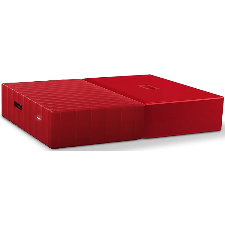 WD My Passport WDBYFT0020BRD - Festplatte - verschlüsselt - 2 TB - extern (tragbar) - USB 3.0 - 256-Bit-AES - Rot (WDBYFT0020BRD-WESN) – Bild 6