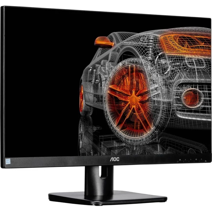 AOC 24E1Q 60,4 cm (23,8 Zoll) Monitor (HDMI, IPS Panel, 4ms Reaktionszeit, Displayport, 60Hz, 1920x1080) schwarz – Bild 3