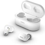Belkin SoundForm True Wireless In-Ear-Kopfhörer (Bluetooth Ohrhörer für iPhone, Samsung, Google, Touch-Bedienung, portables Ladecase, 24 Stunden Abspielzeit, Geräuschisolierung, schweißfest, Weiß