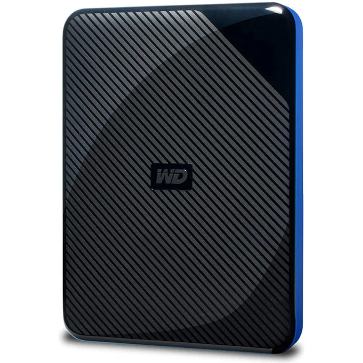 WD Gaming Drive WDBDFF0020BBK - Festplatte - 2 TB - extern (tragbar) - USB 3.0 - oben schwarz und unten blau (WDBDFF0020BBK-WESN) – Bild 6