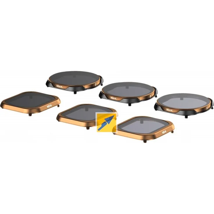 PolarPro 6PK Filtern für DJI Mavic 2 Pro,Schwarz-Bronze