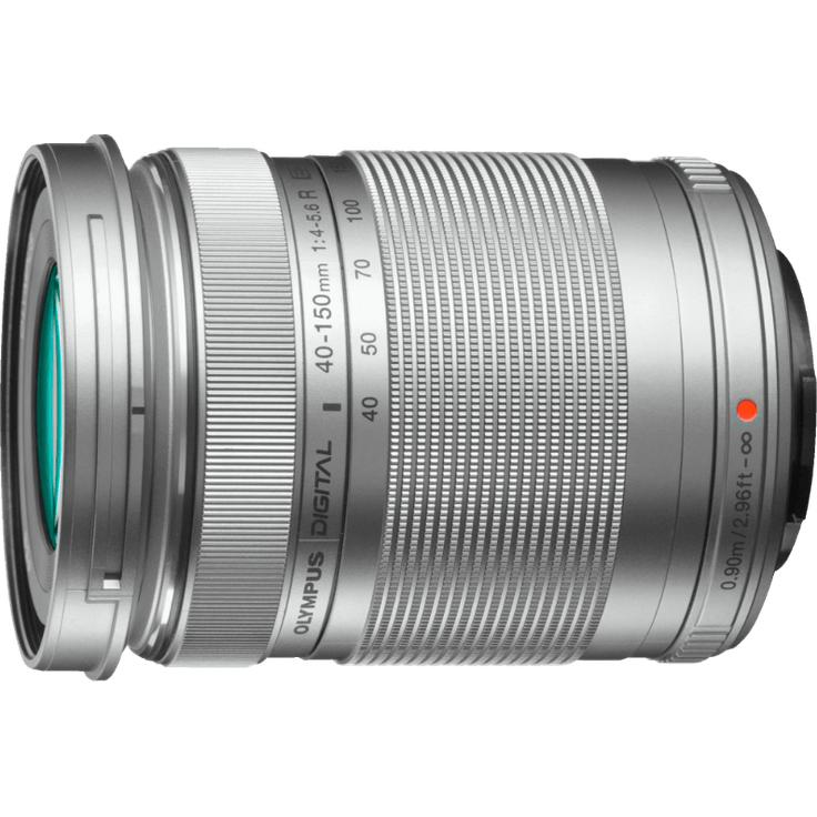 Olympus M.Zuiko Digital ED 40-150mm F4?5.6 II Objektiv, Telezoom, geeignet für alle MFT-Kameras (Olympus OM-D & PEN Modelle, Panasonic G-Serie), silber – Bild 2