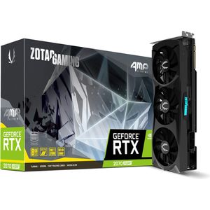 Bild für ZOTAC GAMING GeForce RTX 2070 Super AMP Extreme Grafikkarte (NVIDIA RTX 2070 Super, 8GB GDDR6, 256 Bit, Boost-Takt 1830Mhz, 14Gbps)