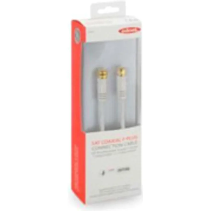 Ednet Koaxial Antennenkabel für Antenne - 5 m - F-Stecker Stecker Antenne - F-Stecker Stecker Antenne