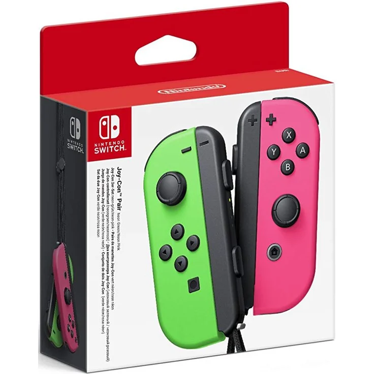 Nintendo Joy-Con 2er Set Neon-Grün, Neon-Pink Grün, Pink (2512366) (Switch) – Bild 1