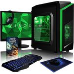 VIBOX Killstreak GL750-119 Gaming PC Computer mit Spiel Bundle, 22 Zoll HD Monitor (4,5GHz Intel i7 Quad-Core Prozessor, Nvidia GeForce GTX 1050 Grafikkarte, 8GB DDR4 RAM, 480GB SSD, 2TB HDD, Ohne OS)