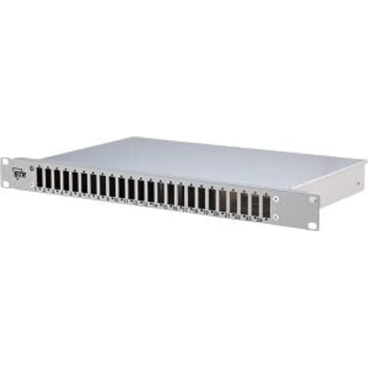 BTR Metz Connect LWL-Patchpanel 24 Port LC-D , SC-D , ST 150250B200-E Unbestückt (150250B200-E)