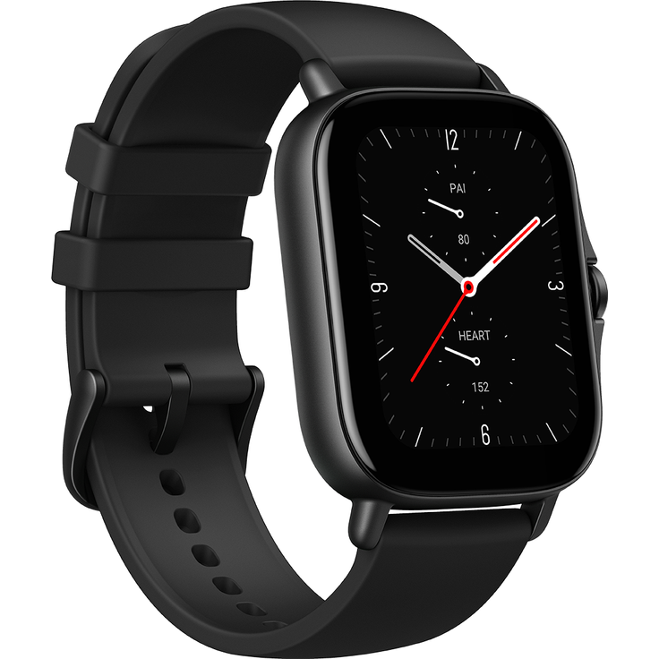 Amazfit GTS 2e Smartwatch GPS, Unisex, 42,8mm, Midnight Black
