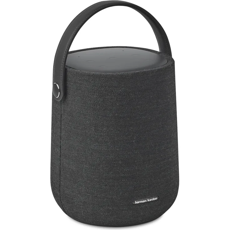 Harman Kardon Citation 200 Multiroom-Lautsprecher mit Google Assistant, Webradio, geeignet für Indoor, Outdoor, schwarz