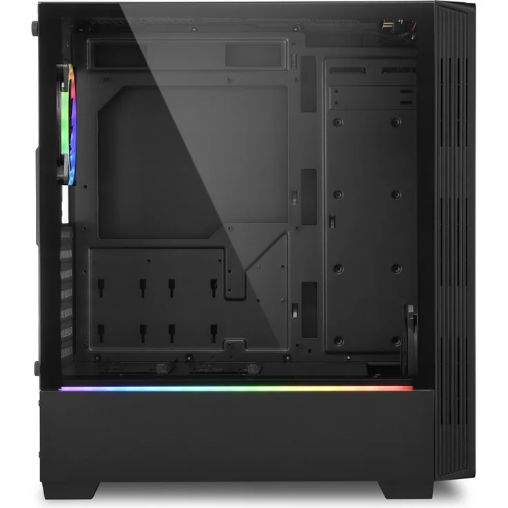 Sharkoon RGB LIT 100, PC Gehäuse – Bild 2