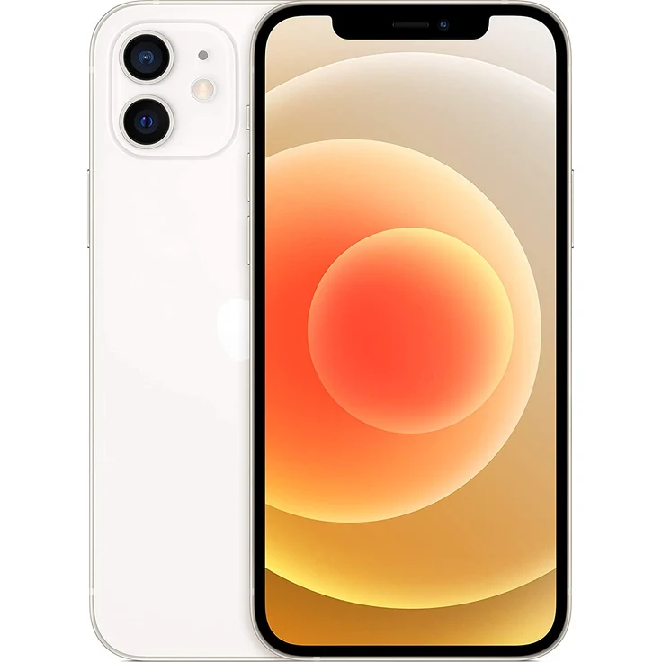 Apple iPhone 12 5G Smartphone 15,49cm (6,1 Zoll) OLED-Display, 64GB interner Speicher, Dual-SIM, iOS, White – Bild 1
