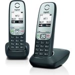 Gigaset A415 Duo 2 Schnurlose Telefone ohne Anrufbeantworter (DECT Telefon mit Freisprechfunktion, Grafik Display und leichter Bedienung) schwarz - Preisvergleich