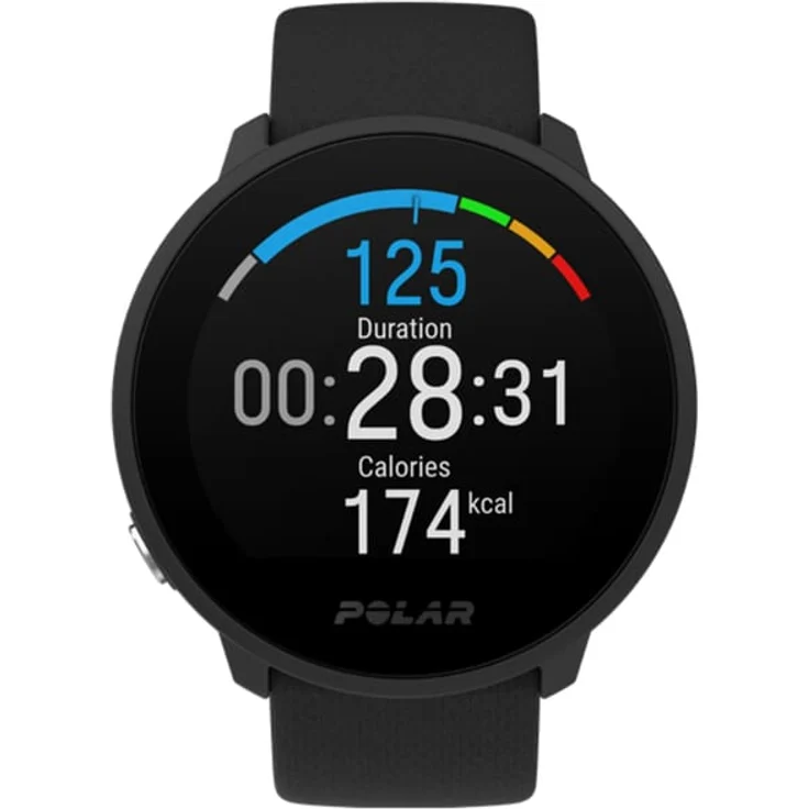 Polar Unite Fitness-Tracker GPS, Unisex, S-L, Kunststoffgehäuse, Schwarz (90081801) – Bild 2