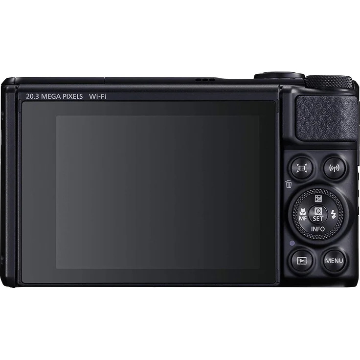 Canon PowerShot SX740 HS Digitalkamera (20,3 MP, 40-fach optischer Zoom, 7,5cm (3 Zoll) Display, DIGIC 8, 4K Ultra HD, HDMI, WLAN, Bluetooth, Blendenautomatik, Zeitautomatik) schwarz – Bild 2