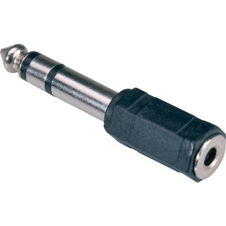 ROLINE Stereo Adapter 6,35 mm Stecker - 3,5 mm Buchse (11.09.4444)
