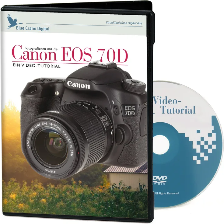 Kaiser Fototechnik 6423 Video-Tutorial für Canon 70D (DVD, Deutsch)