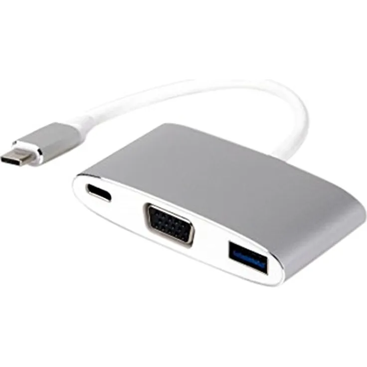 LMP 15093 USB 3.0 (3.1 Gen 1) 5000 Mbit/s Silber, Weiß Hub