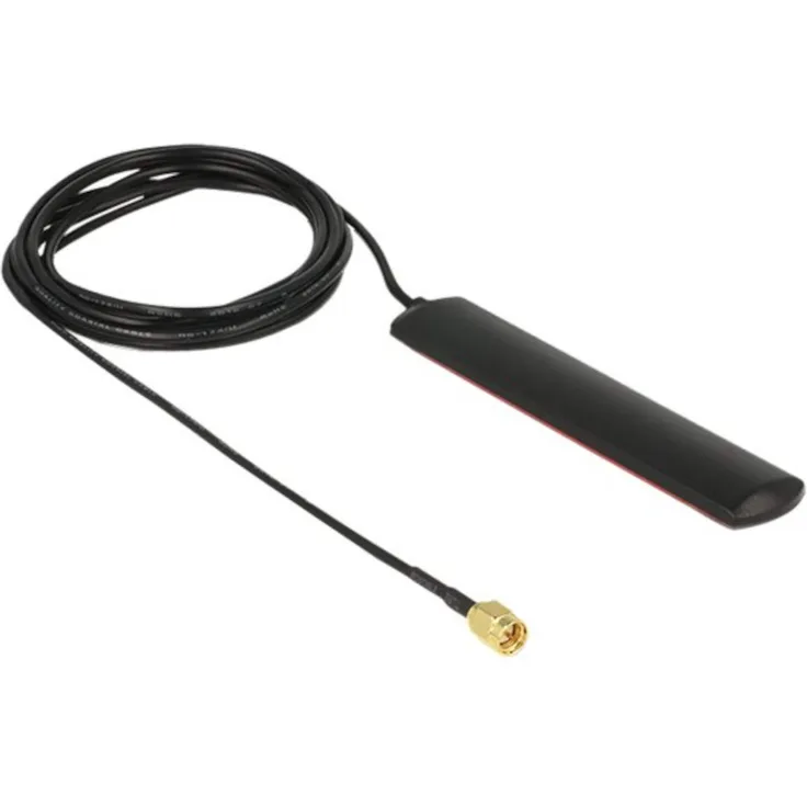 GSM UMTS LTE WLAN 2,4 GHz Antenne SMA Stecker 2 dBi omnidirektional Klebemontage