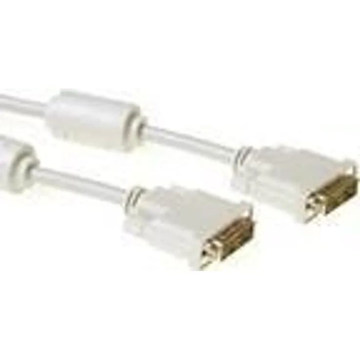 ACT DVI-D Single Link connection cable - M - M - Ivory 10.0m 10m DVI-D DVI-D DVI-Kabel (AK3624)